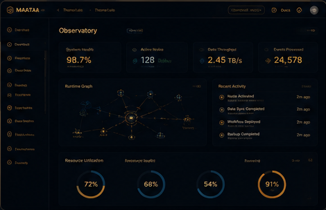 Dark Dashboard Preview visual asset from Vaigyaaniq Detail Dark